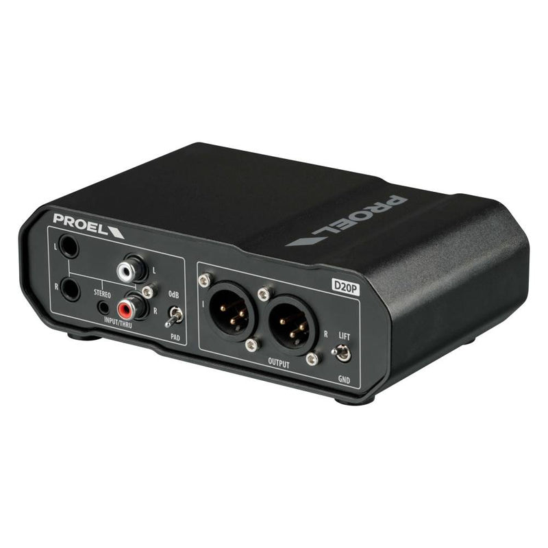 Proel D20P Stereo Passive Direct Injection Box