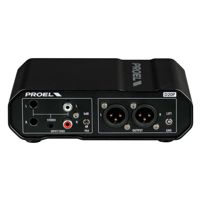 Proel D20P Stereo Passive Direct Injection Box