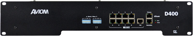 Aviom D400 A-Net ® Distributor With A-Net input