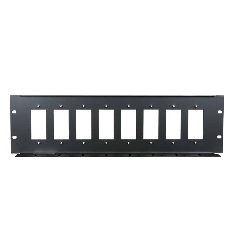 Lowell D8P-ID-3 Rack Panel for 8 Decorator Devices