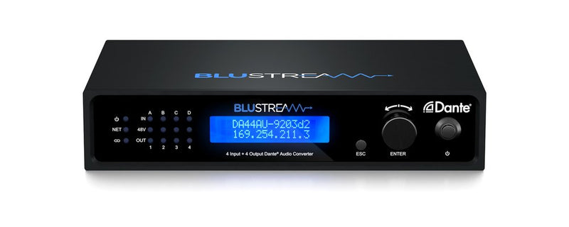 Blustream DA44AU Convertisseur audio Dante 4x4