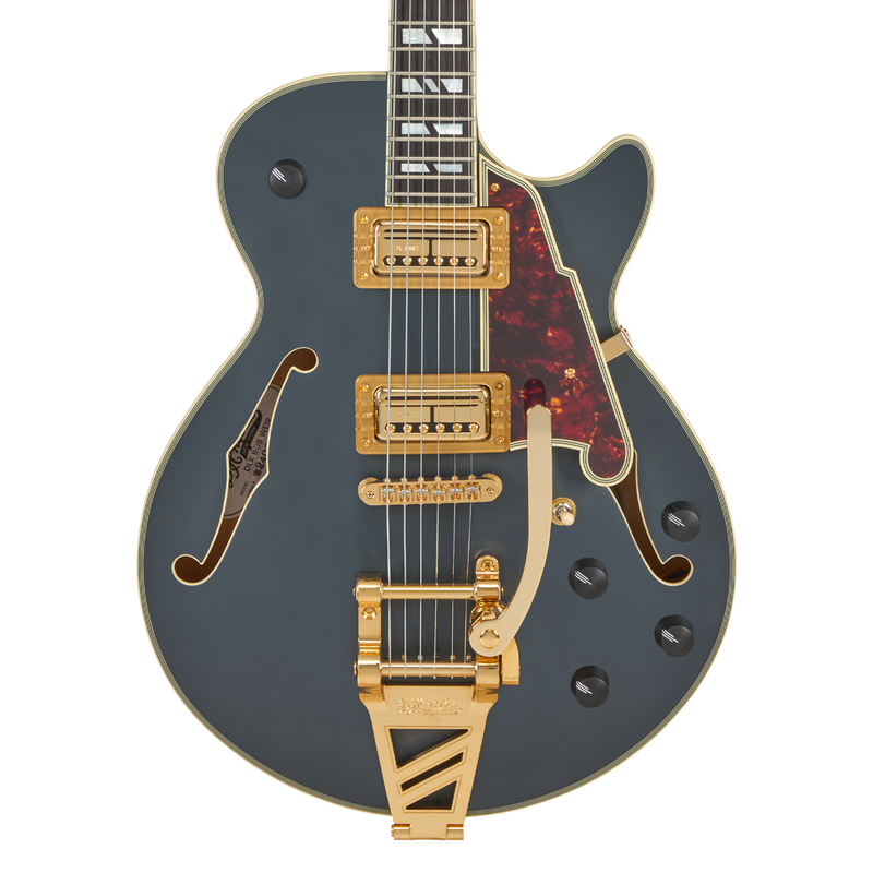 D'Angelico DADSSBW3MTS Bobby Weir 3 Semi Hollow-Body Electric Guitar (Matte Stone)