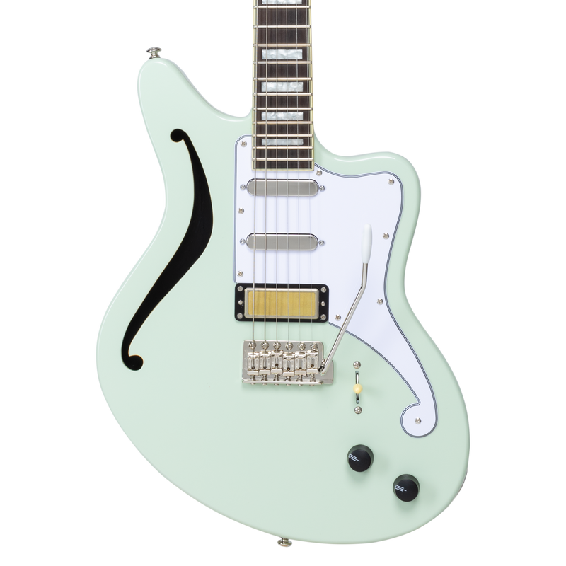 D'Angelico EXCEL BEDFORD SEMI-HOLLOW Giacomo Turra Electric Guitar (Peppermint Green)