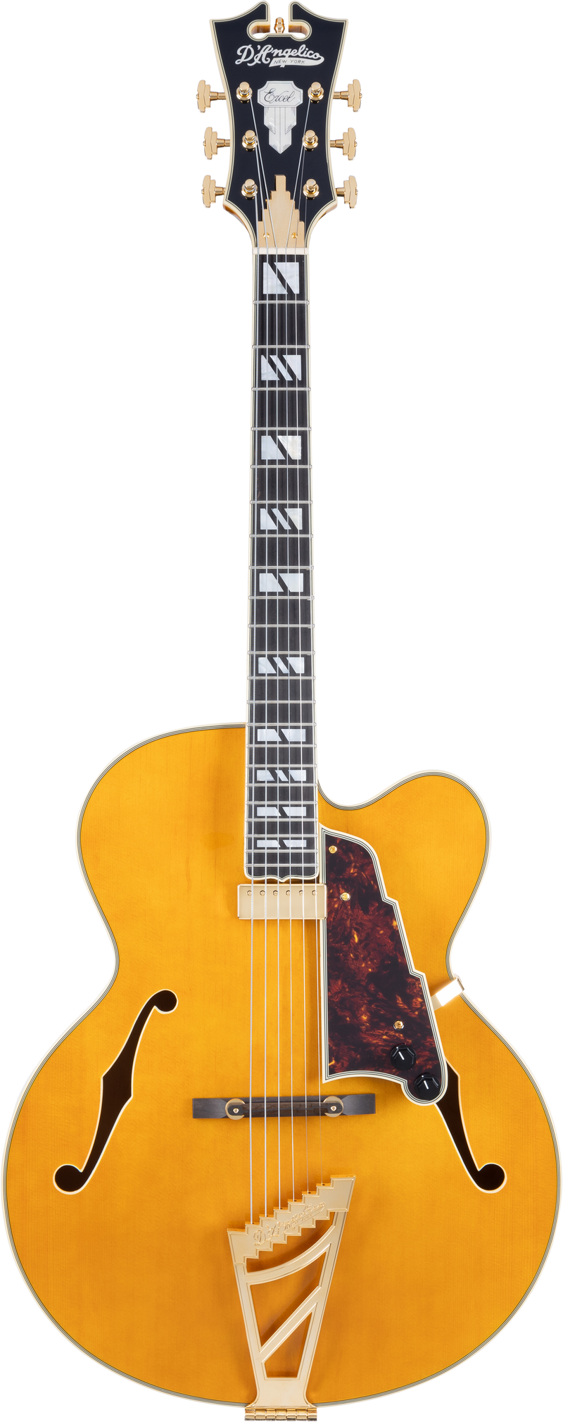 D'Angelico EXCEL EXL-1 Semi Hollow-Body Electric Guitar (Amber)