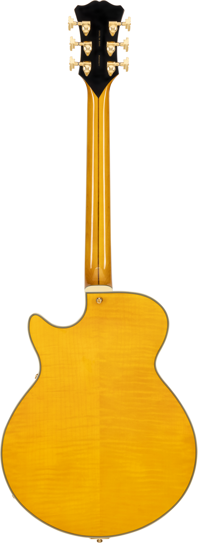 D'Angelico EXCEL SS SOHO Hollow Body Electric Guitar (Amber)