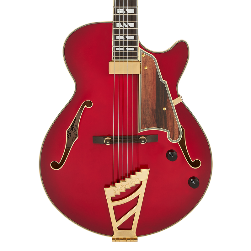 D'Angelico EXCEL SS SOHO Guitare électrique semi-creuse (Dark Cherry Burst)