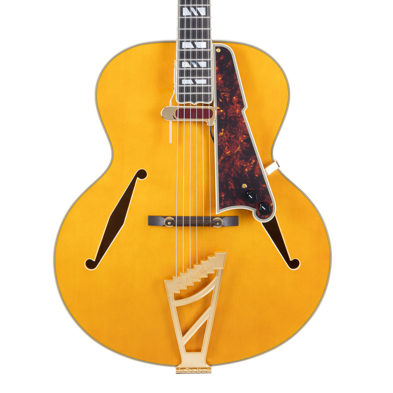 D'Angelico EXCEL STYLE B Guitare électrique semi-creuse (Ambre)