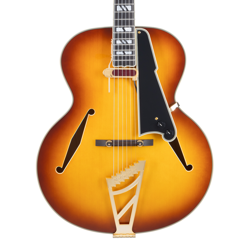 D'Angelico EXCEL STYLE B Guitare électrique semi-creuse (Dark Iced Tea Burst)