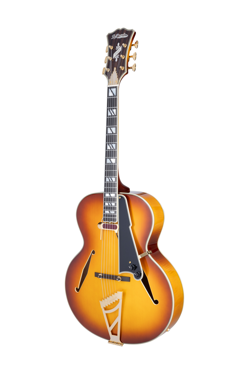 D'Angelico EXCEL STYLE B Guitare électrique semi-creuse (Dark Iced Tea Burst)