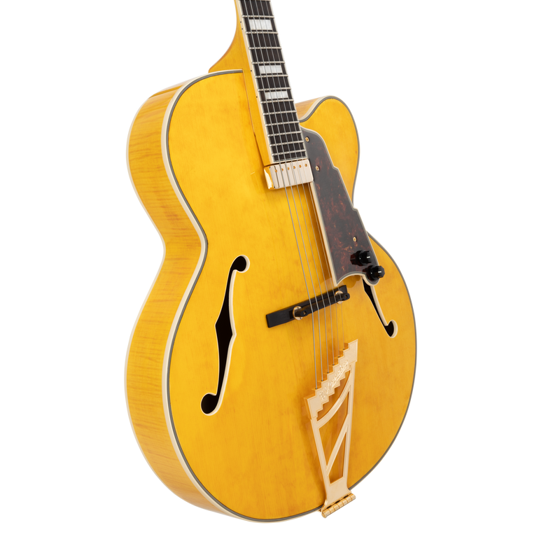 D'Angelico PREMIER EXL-1 Hollow Body Electric Guitar (Honey Blonde)