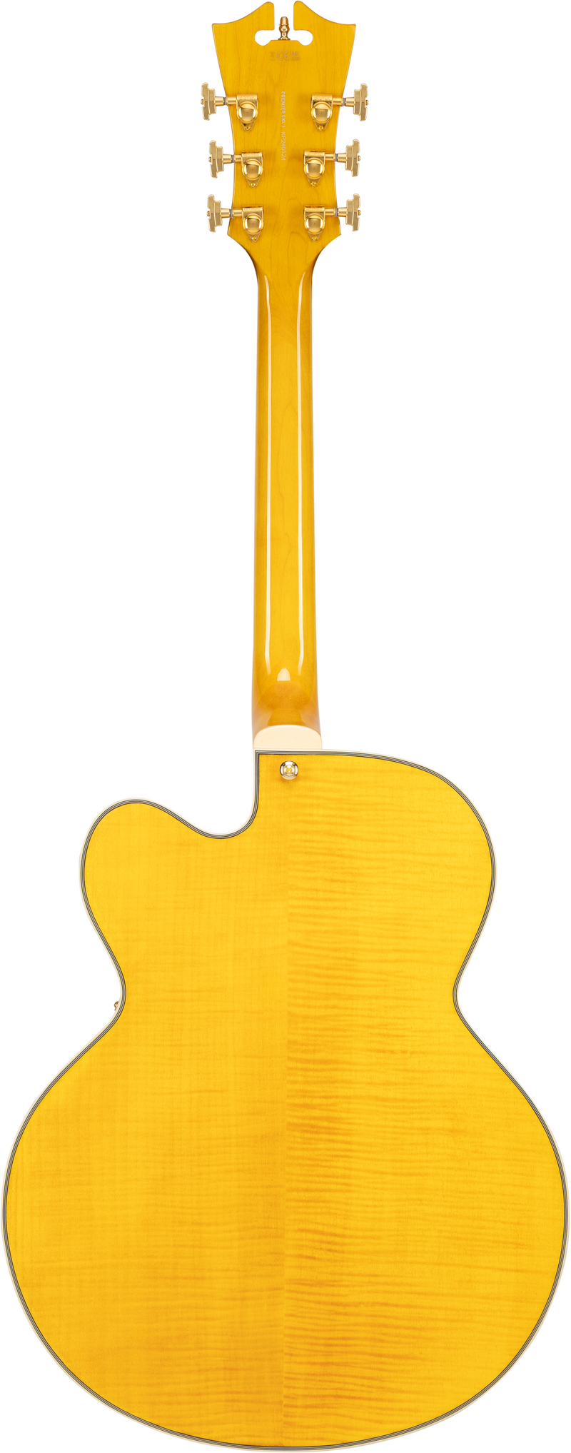 D'Angelico PREMIER EXL-1 Hollow Body Electric Guitar (Honey Blonde)