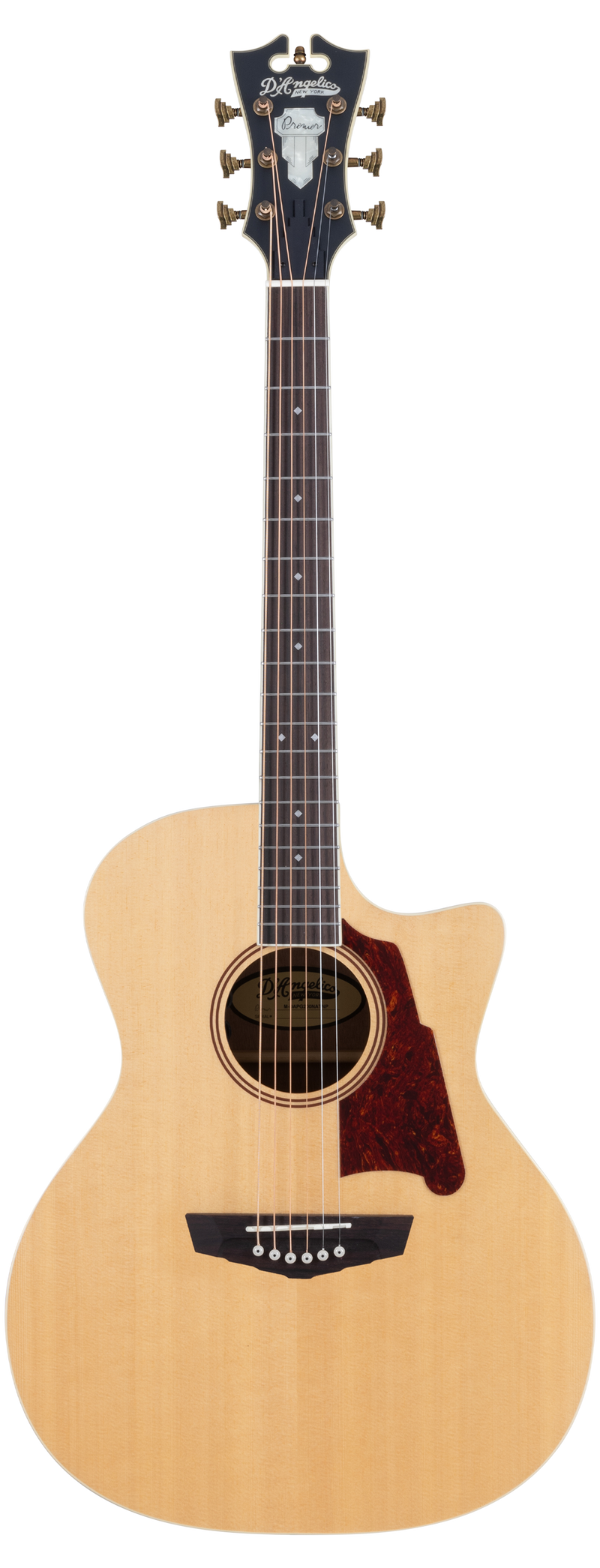 D'Angelico GRAMERCY GRAND AUDITORIUM CE Guitare acoustique (Naturel)