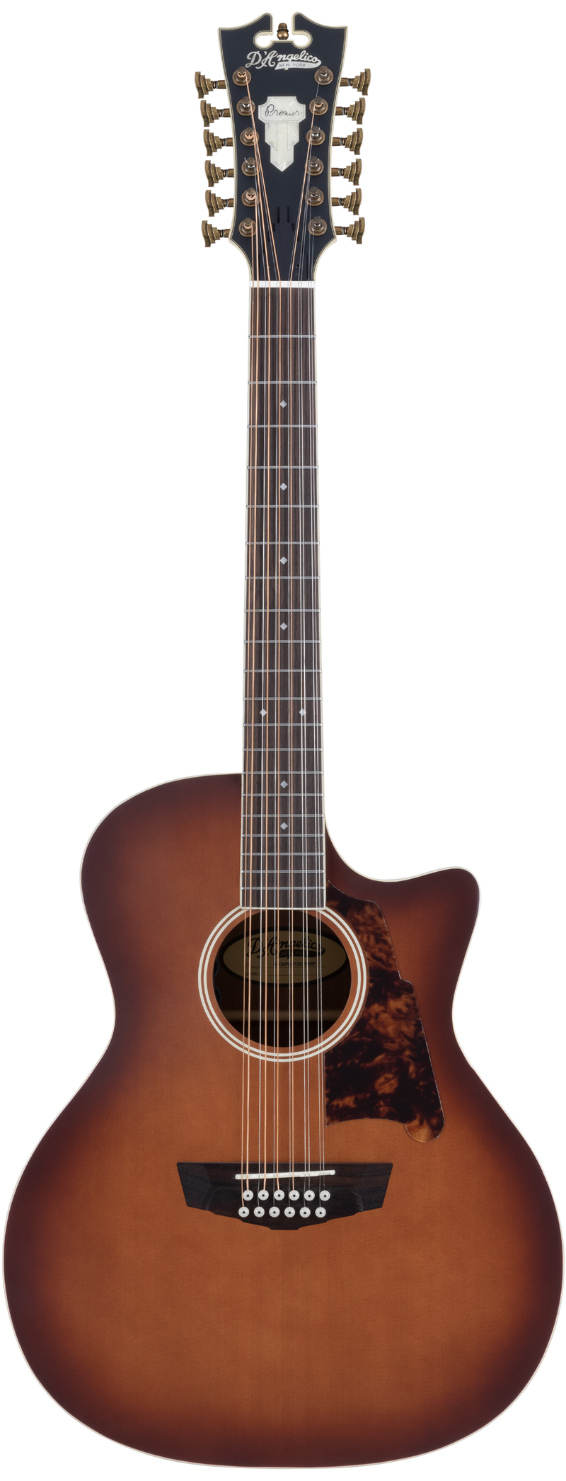 D'Angelico FULTON GRAND AUDITORIUM 12-String Acoustic guitar (Natural Burst)