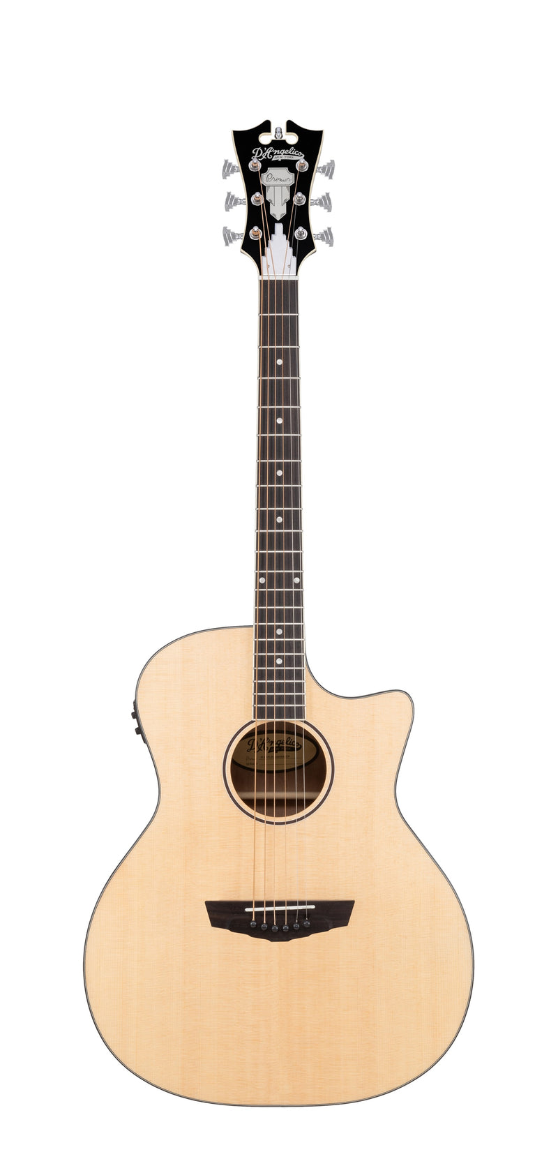 D'Angelico GRAMERCY LS GRAND AUDITORIUM Acoustic Electric Guitar (Natural)