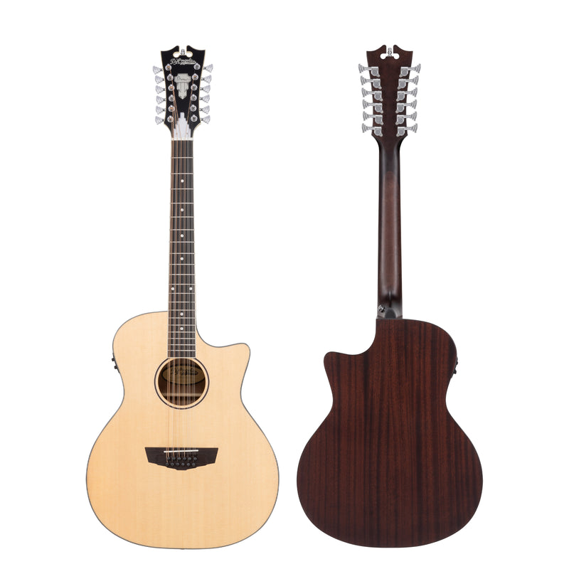 D'Angelico FULTON GRAND AUDITORIUM 12 String Acoustic Electric Guitar (Natural)