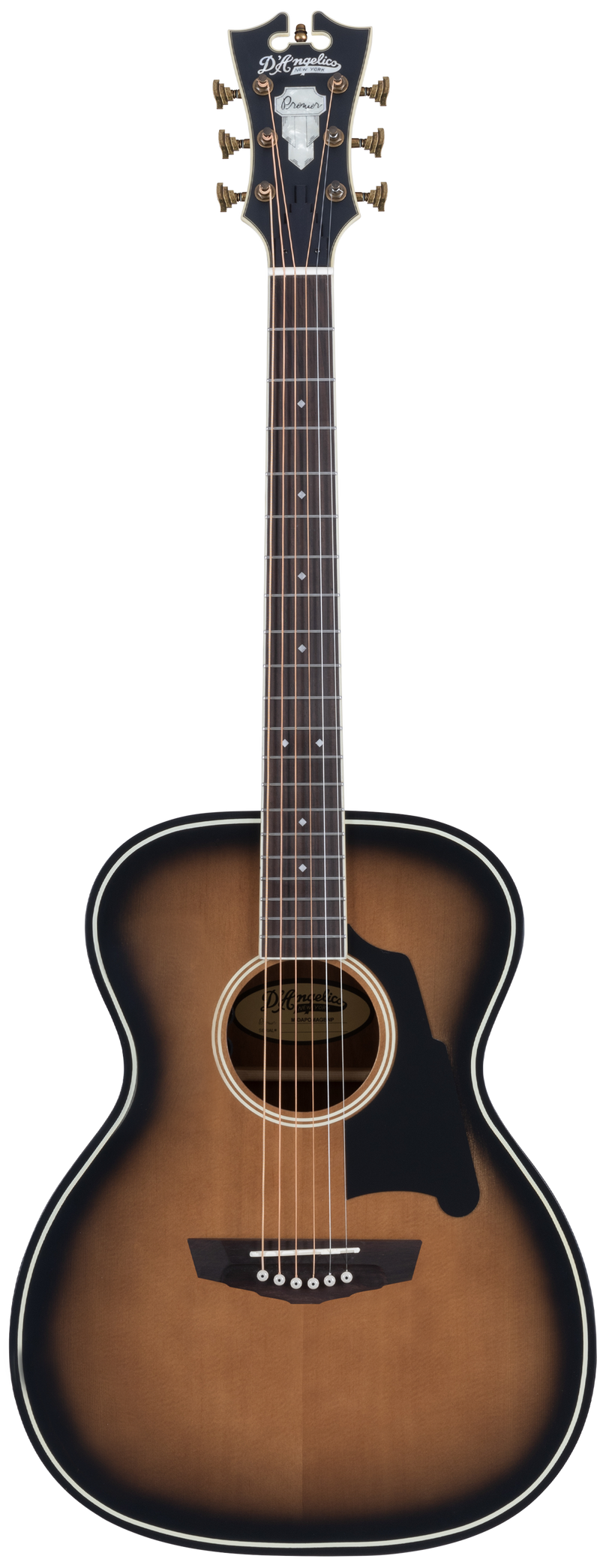 D'Angelico TAMMANY ORCHESTRA E Acoustic Guitar (Aged Burst)