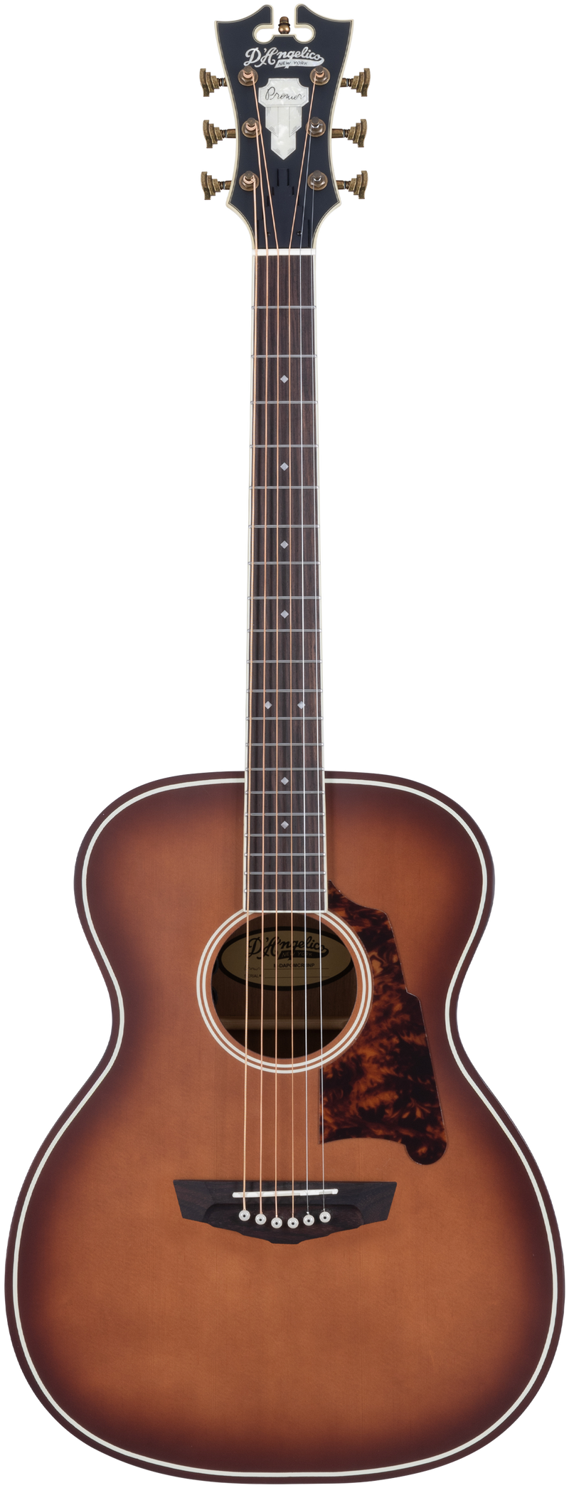 D'Angelico TAMMANY ORCHESTRA E Guitare acoustique (Natural Burst)