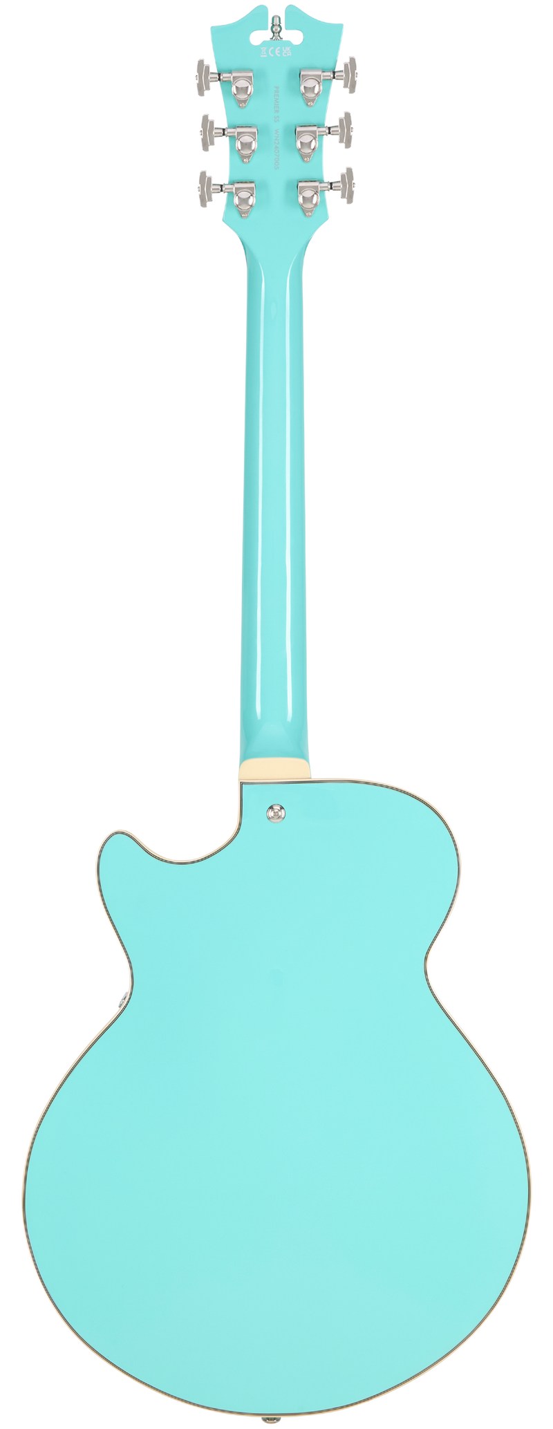 D'Angelico PREMIER SS Semi-Hollow Electric Guitar (Surf Green)