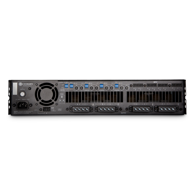 Crown DCI8X300 Amplificateur de puissance analogique 8 canaux 300 W @ 4 Ω 70 V/100 V