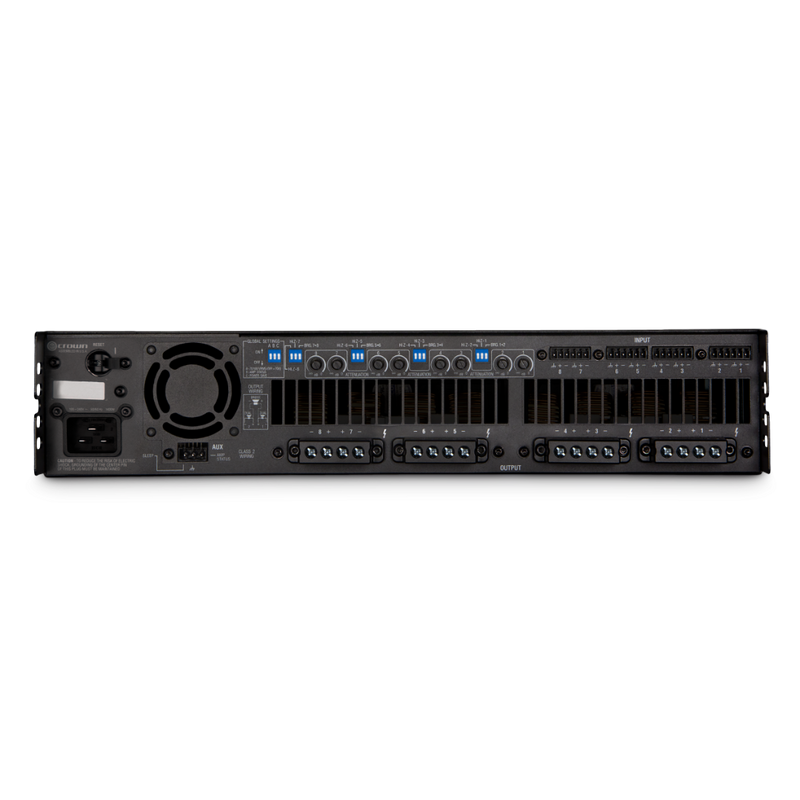 Crown DCI8X600 8 Channel 600W @ 4Ω Analog Power Amplifier 70V/100V