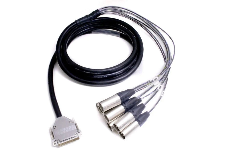 Digiflex DDA8 Tascam Analog Extension Cables DB25 to DB25 - 15'