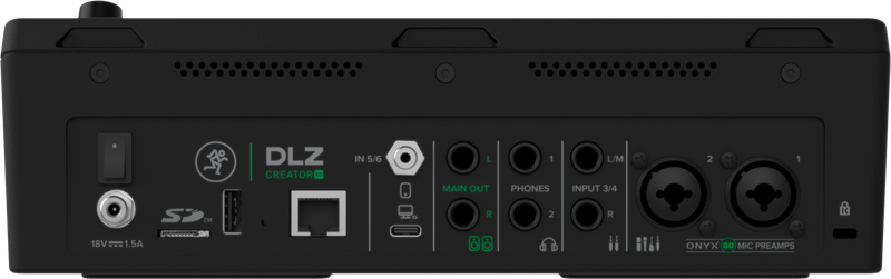 Mackie DLZ CREATOR XS Mélangeur numérique adaptatif compact pour podcasting et streaming