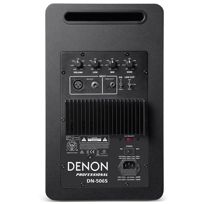 Denon DN-506S Tri-Amplified 3-Way Reference Monitor (Single) - 6"