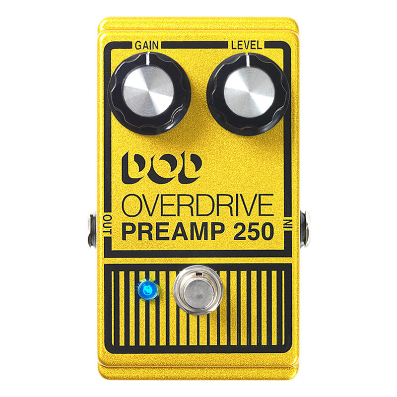 DOD OVERDRIVEPREAMP250 Overdrive Pedal w/True Bypass Circuitry