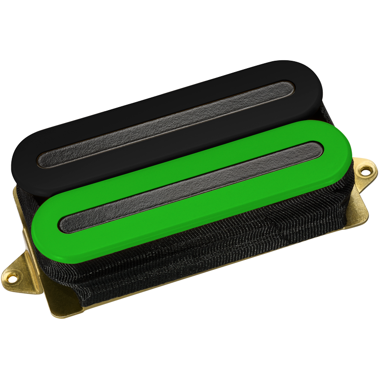 DiMarzio DP102BG X2N Guitar Humbucker (Black and Green)