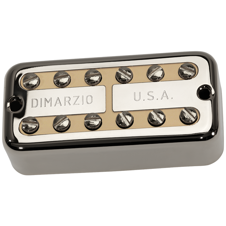 DiMarzio DP292 New'Tron Bridge Pickup (Nickel Cover With Cream Insert)