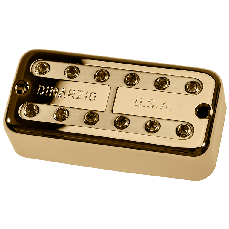 DiMarzio DP297 Super Distor'Tron F-Spaced Bridge Pick Up (Gold Cover with Cream Insert)