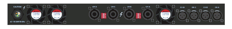 Wharfedale DP-4100 4-channels Class-D Power Amplifier 2 Ohms Stable