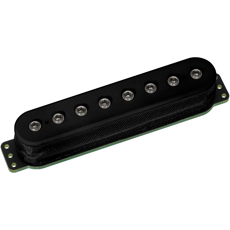 DiMarzio DP810 Ionizer 8 8-Strings Middle Pick Up (Black With Nickle)