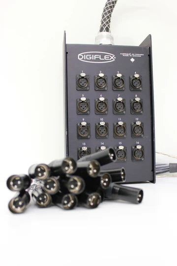 Digiflex DPR16-0-25 16/0 Channel Snake w/XLR Connectors - 25 Foot