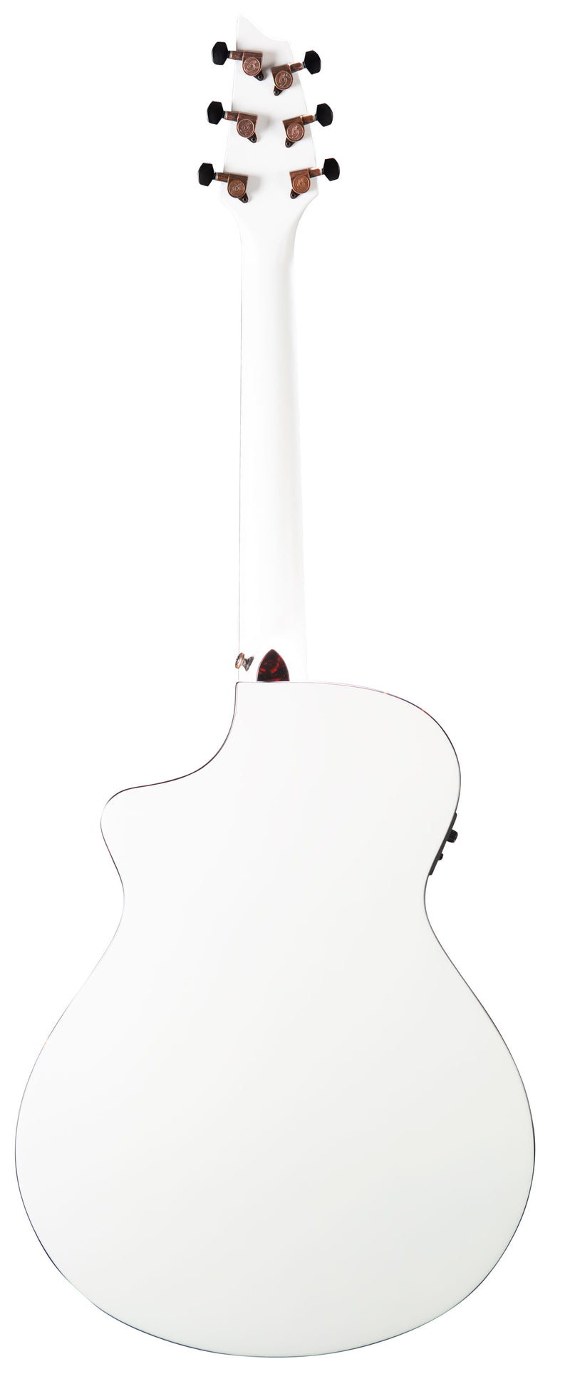 Breedlove DSCN22CEEUAM Discovery Spruce-Mahogany Concert Acoustic-Electric Guitar (Satin White)