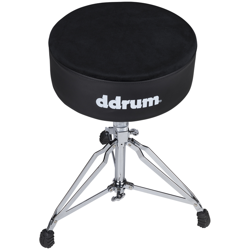 DDrum FAT Throne (Black With Black Velvet Top)