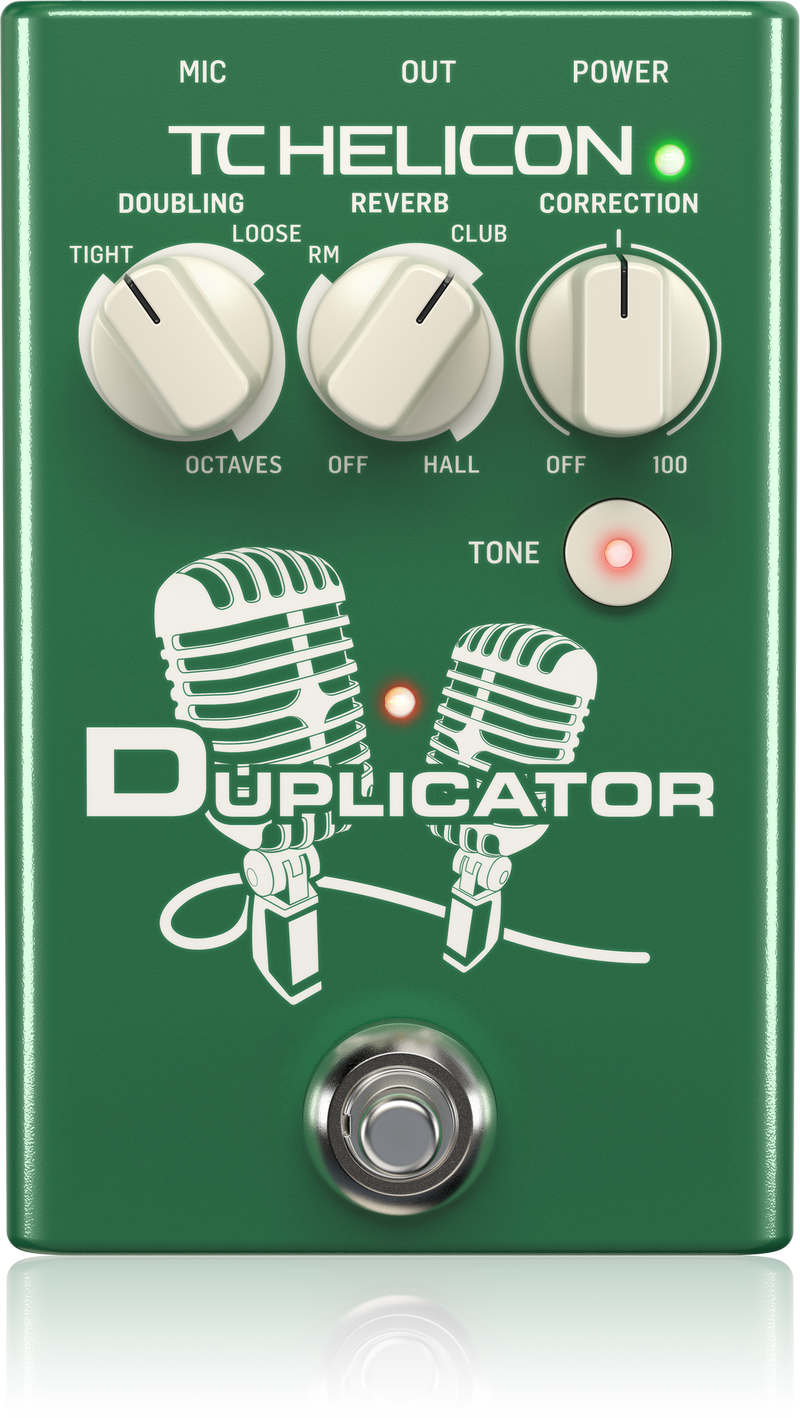 Tc Helicon DUPLICATOR Vocal Effects Pedal (DEMO)