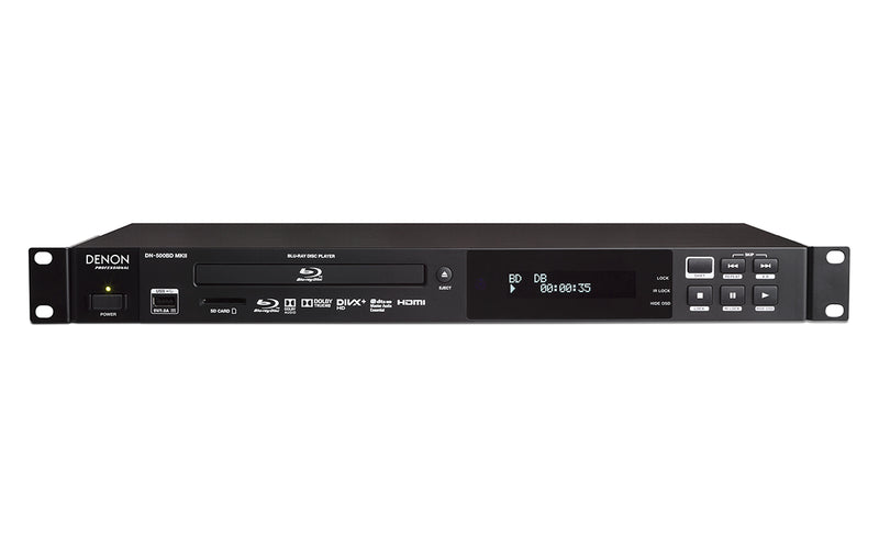 Denon Pro DN-500BD MKII 1RU Professional Blu-Ray Disc Player (DEMO)