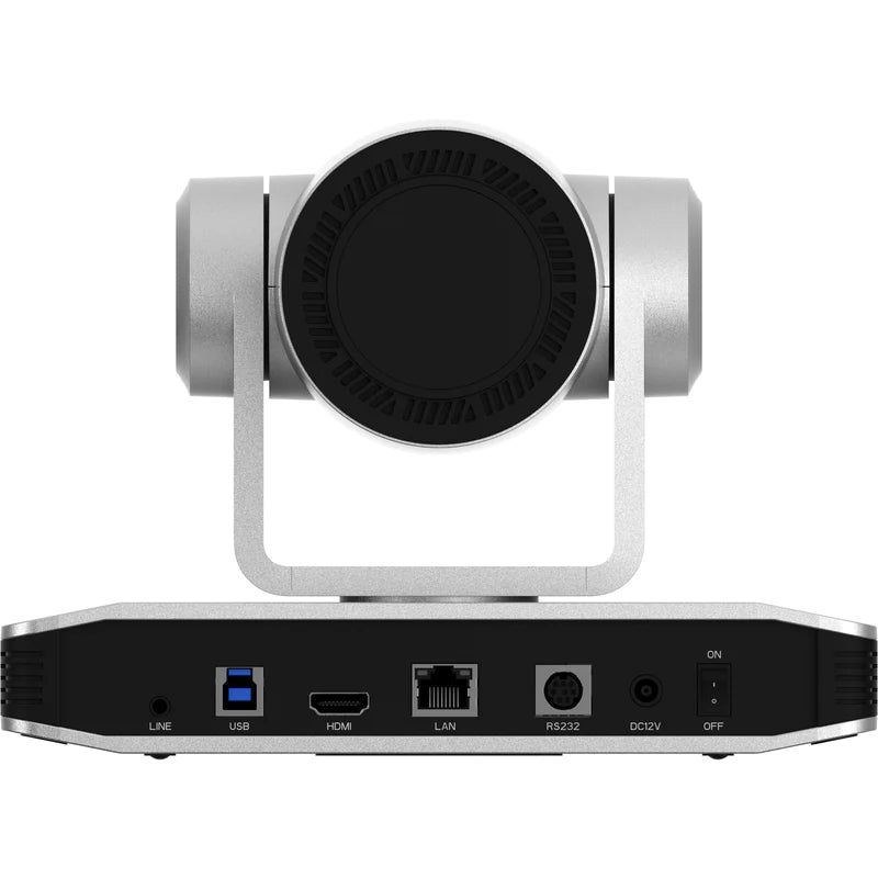 DVDO C7-1-S Caméra AI 4K/30 PTZ avec HDMI/IP/USB avec suivi vocal AI (argent)