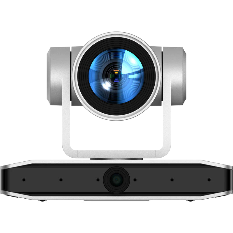 DVDO C7-1-S Caméra AI 4K/30 PTZ avec HDMI/IP/USB avec suivi vocal AI (argent)