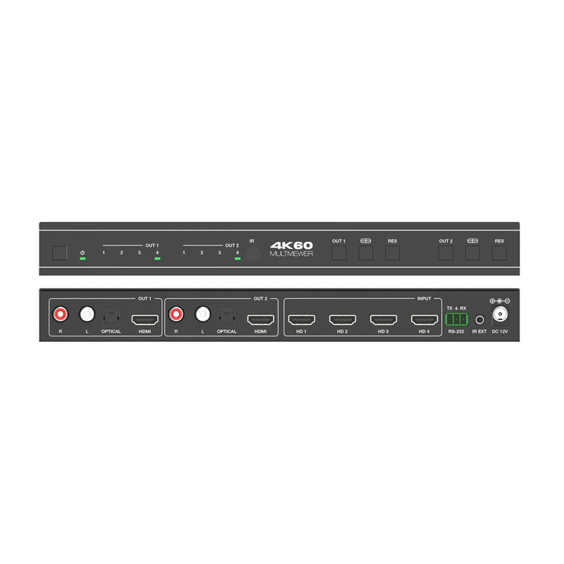 DVDO Matrix-42SS-MV 4K 4x2 Seamless HDMI Matrix Switcher with Multiview