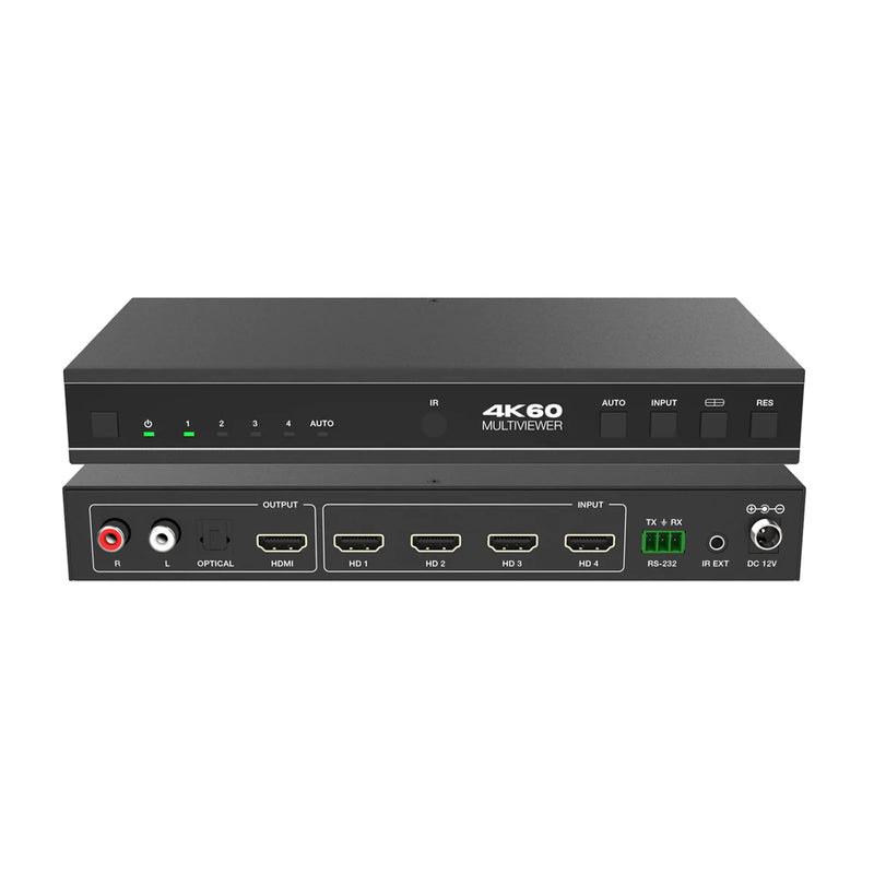 DVDO Switcher-41SS-MV 4K 4x1 Seamless HDMI Switcher with Multiview