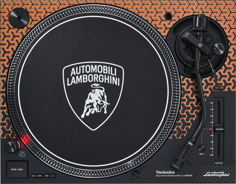 Technics SL1200M7BD Lamborghini Edition Direct Drive Turntable System (Orange)