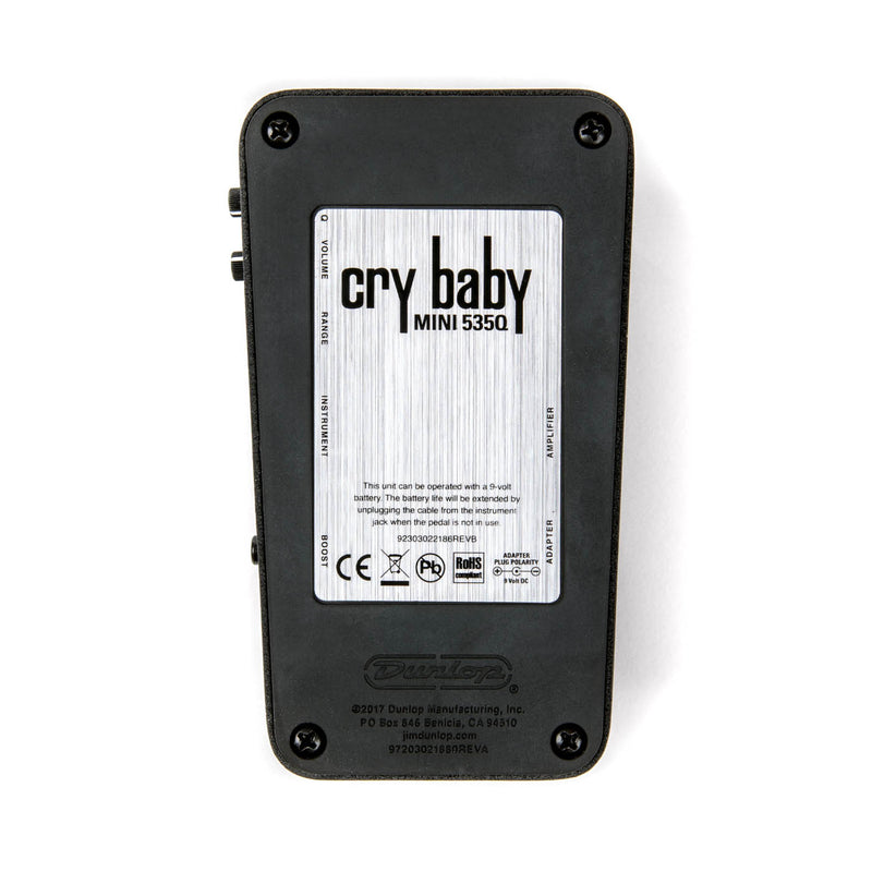 Dunlop CBM535Q cry bébé Q mini-wah effets pédale