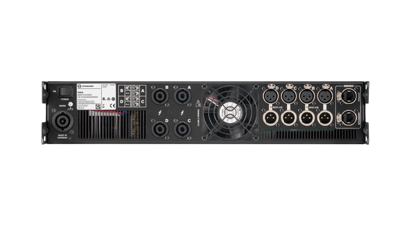Dynacord TGX10 DSP Power Amplifier 4x2500W Live