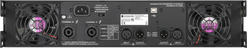 Dynacord L2800FD-US 2X1400W DSP Power Amplifier