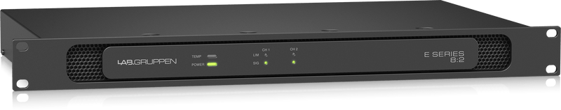 Lab Gruppen E 8:2 800 Watt Amplifier with 2 Flexible Output Channels for Installation Applications (DEMO)