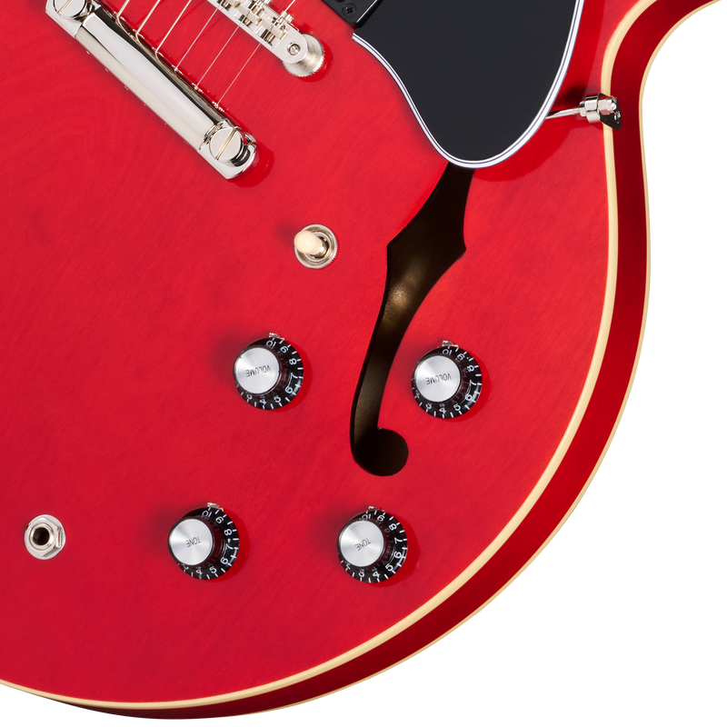 Epiphone EC335R2SCNH 1962 ES-335 Reissue Semi Hollow Electric Guitar (Sixties Cherry)