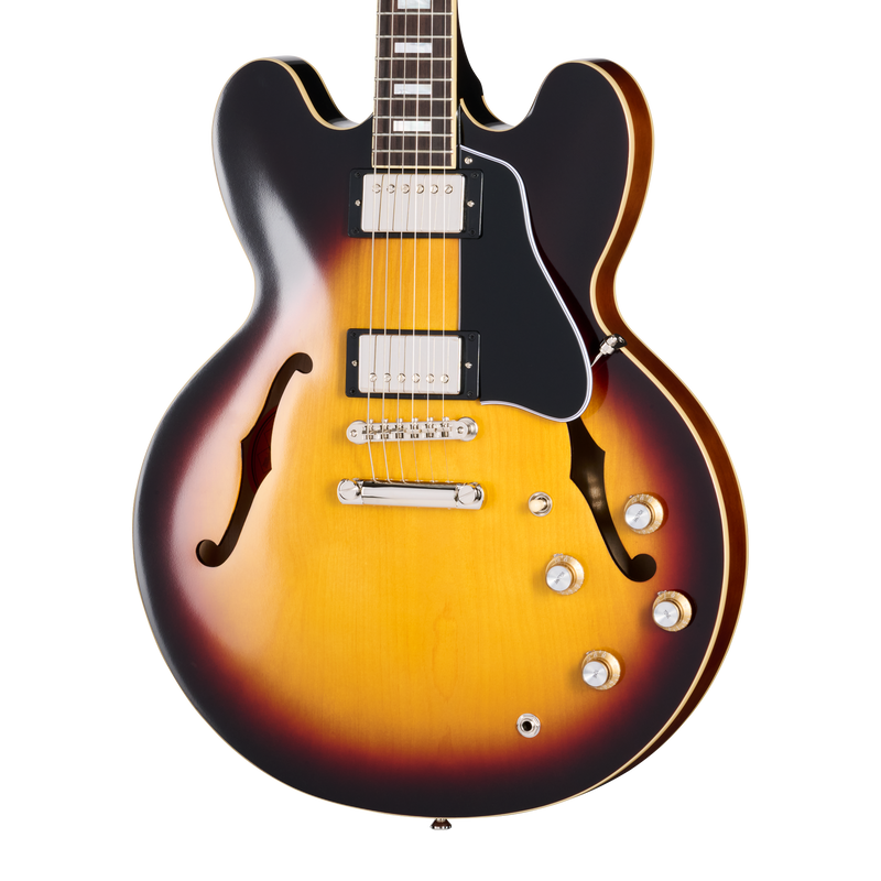 Epiphone EC335R2VBNH 1962 ES-335 Reissue Semi Hollow Electric Guitar (Vintage Burst)