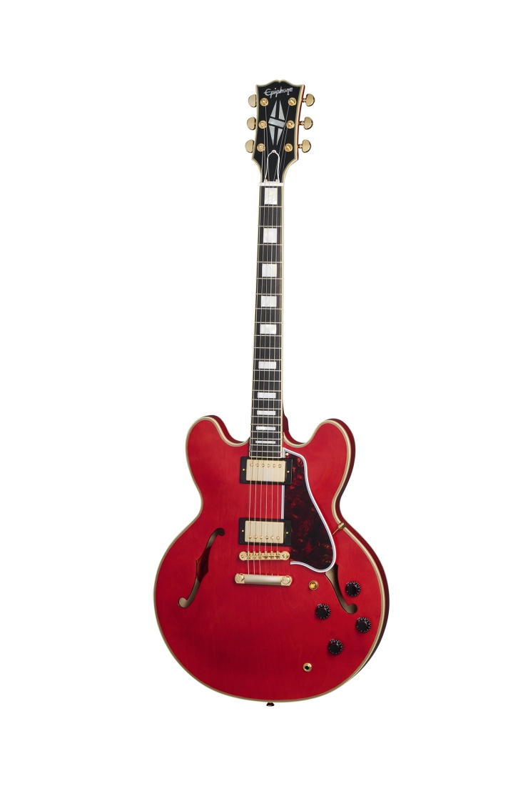 Epiphone EC35559CHVGH 1959 ES-355 Guitare électrique semi creux (Cherry Red)